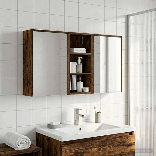  Komplet omaric za kopalnico 3 pcs 116 x 16 x 62,5 cm, (5000246105) Cene