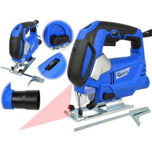 Geko 80mm vbodna zaga 810W z laserjem G80262 Cene