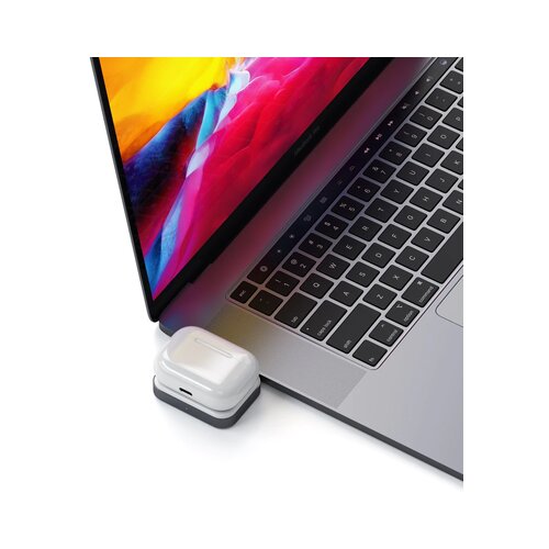 Satechi ST-TCWCDM Beži&amp;scaron;ni punjač za AirPods / AirPods Pro bijeli Slike