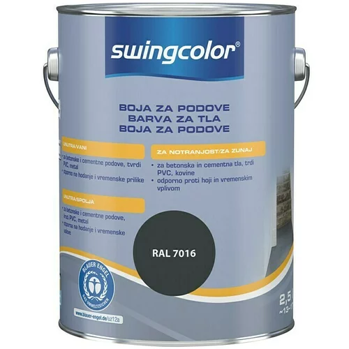 SWINGCOLOR Talna barva 2 v 1 (barva: antracitno siva, 2,5 l)