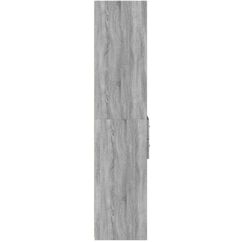 vidaXL Visoka omara siva sonoma 45x42,5x185 cm inženirski les Cene