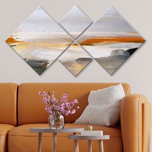 Wallity slika 4MDF1242693958, 60x115 cm, 4 dijela Cijene