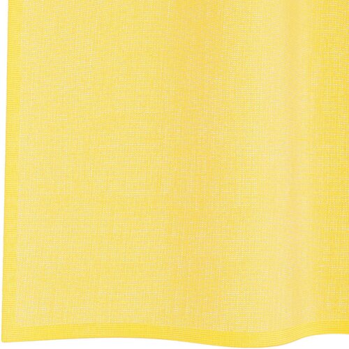 Voile zavjese s petljama 2 kom žute 140x260 cm Slike