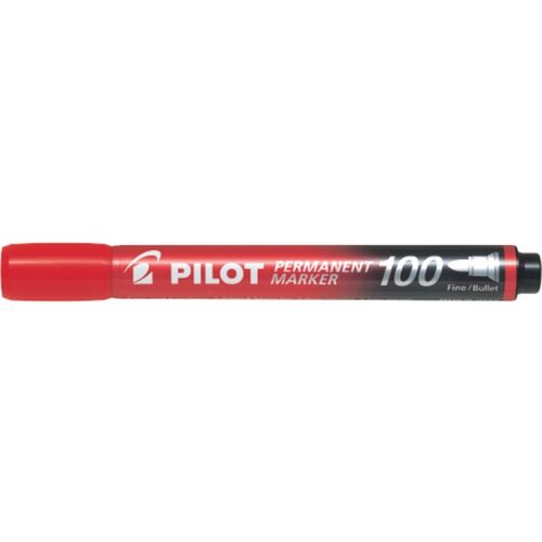 Pilot marker permanent 100 okrugli vrh crveni 351110 Cene