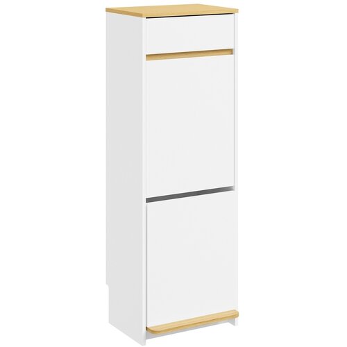 SoBuy Ozka kuhinjska omarica za smeti s pedalno odprtino, bela, 35x25x101,7 cm, FSB112-WN, (5000485469) Cene