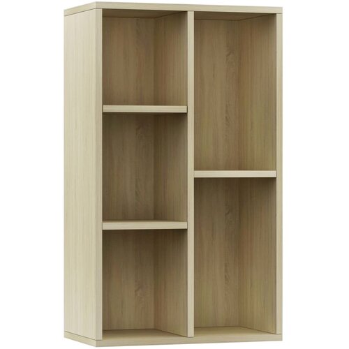 Maison Chic Knjižna omara - Knjižni regal sonoma hrast 50x25x80 cm iverna plo&amp;scaron;ča, (21724982) Slike