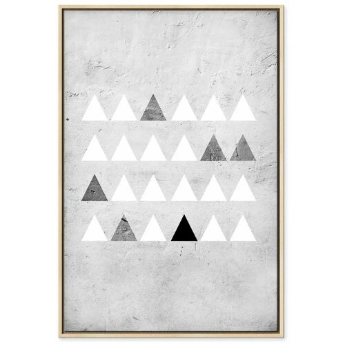 Slika - Grey Forest (1 Part) Vertical 80x120 U prirodnom drvenom okviru Cene