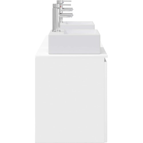  Set ormarića za kupaonicu 3 kom. Bijela visokog sjaja 49,5 x 41 x 62,5 cm Slike