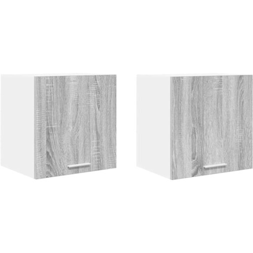  ormarić 2 pcs Siva Sonoma i bijela 40 x 31 x 40 cm Slike