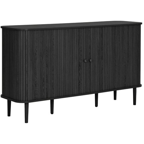 House Nordic Crna komoda od masivnog bora 140x79x40 cm Nikko &ndash; Cijene