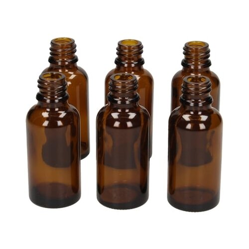 Farfalla leergut - set od 6 smeđih staklenih bočica 30 ml Slike