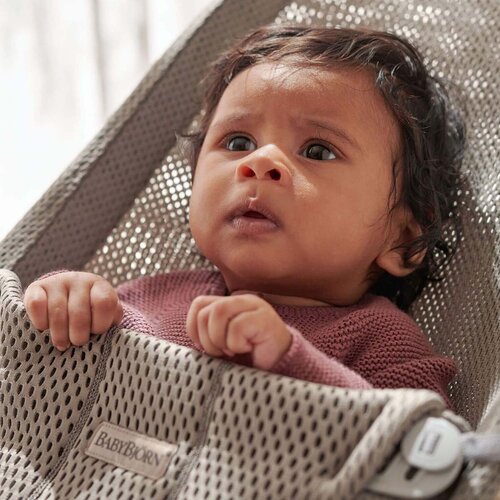 Baby Bjorn njihaljka balance bliss mesh grey beige Slike