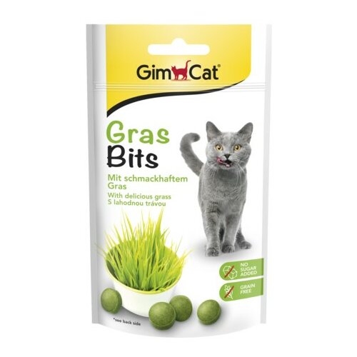 Gimcat cat vitaminske bombone mačja trava 50g Slike