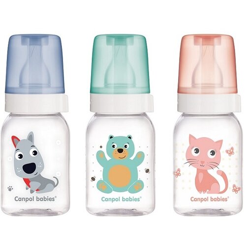 Canpol BABIES FLASICA 120ML - HAPPY ANIMALS 11/851 Cene