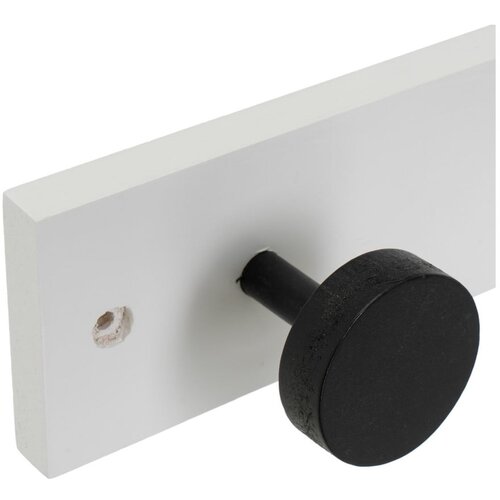Casa Selecci&amp;oacute;n Črno-bel stenski obe&amp;scaron;alnik iz masivnega bora 40 cm Anillos &amp;ndash; Slike
