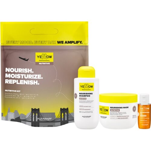 Yellow Professional Nutritive Holiday Kit darilni set za suhe in krhke lase Cene