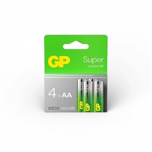  Baterije GP LR6-SB4 AA Super Alkaline, 4kom Slike