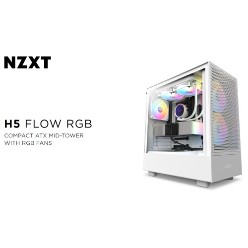 NZXT H5 flow rgb kućište belo (CC-H51FW-R1) Cene