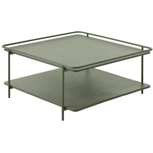Unique Furniture Zelena kovinska klubska mizica 75x75 cm Yuba &amp;ndash; Slike