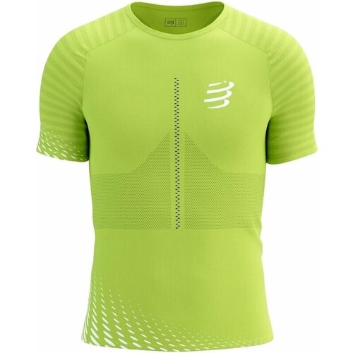 Compressport Racing SS Tshirt M Evening Primrose/White L Slike