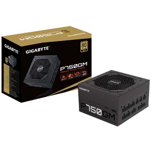 Gigabyte &amp;quot;750W P750GM | 80+ Gold Kabelmanagement&amp;quot; Slike