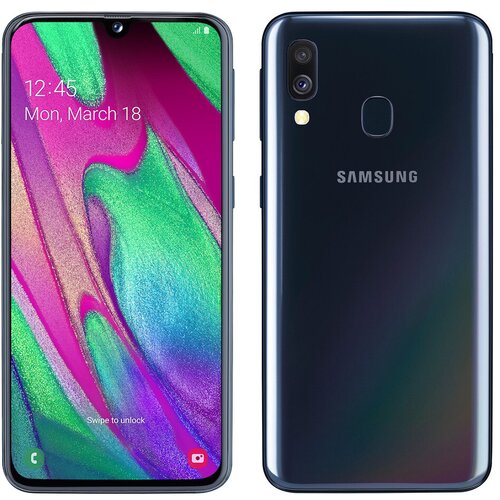 Samsung Obnovljeno - znaki rabe - Galaxy A40 crn 64 GB 4 GB ram dual sim - vidne oznake uporabe obnovljeno, (21566177) Slike