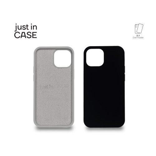 Just In Case 2u1 extra case mix plus paket crni za iphone 13 mini Cene