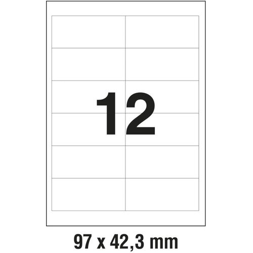  ETIKETE ILK 97X42,3MM PK100L ZWECKFORM 3659 Cene