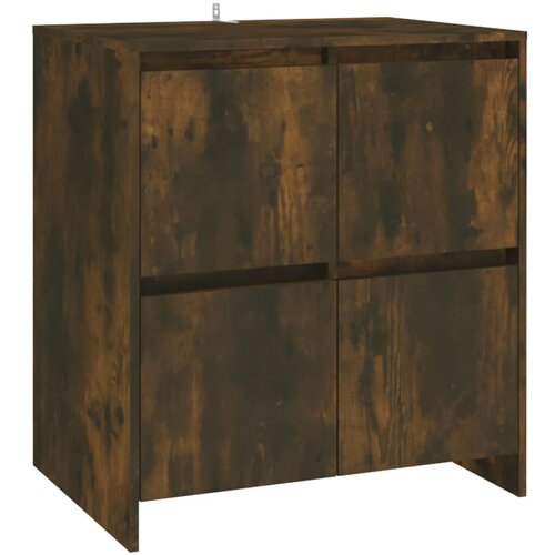 Maison Chic Komoda - Predalnik dimljeni hrast 70x41x75 cm inženirski les, (21718485) Slike