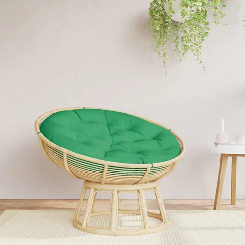 Okrugli jastuk zeleni Ø 100 x 11 cm od tkanine Oxford