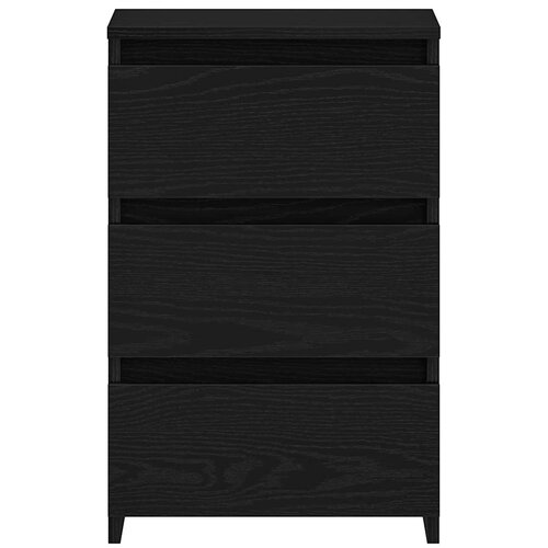 Noćni ormar s ladicama 2 pcs Crni hrast 40 x 35 x 62,5 cm Slike
