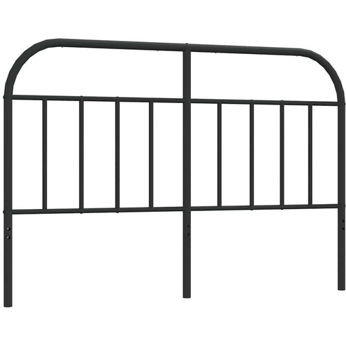  Metalno zamjensko uzglavlje crno 150 cm Slike