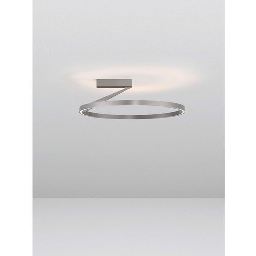 Nova Luce Aluminijasta LED zatemnitvena stropna svetilka v srebrni barvi Tilia &amp;ndash; Slike