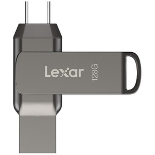 Lexar USB ključek JumpDrive Dual Drive D400, 128GB, USB 3.1 Type-C, 130 MB/s Cene
