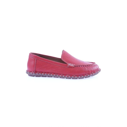 DGN 603-23y Women's Sewing Detailed Loafer Shoes