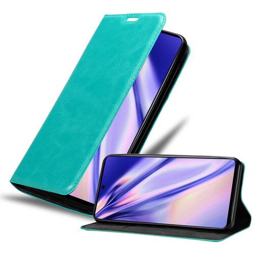 Cadorabo Samsung Galaxy A72 4G/5G v bencinsko turkizna - Zaščitni ovitek z magnetnim zapiranjem, stoječo funkcijo in režo za kartice, (20550679) Cene