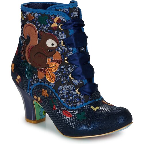 Irregular Choice Gležnjarji SQUIRREL AWAY Modra Cene