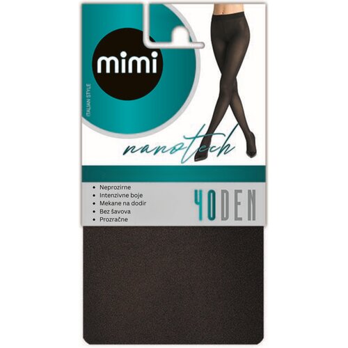 Pompea Mimi Ženske čarape Nanotech 40 DEN negro, M Slike
