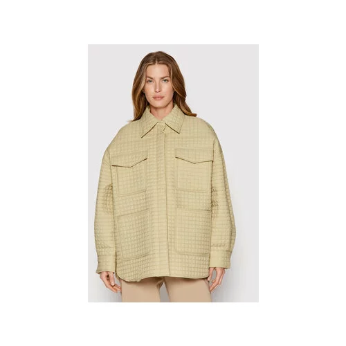 Remain Prehodna jakna Atina Quilt RM1427 Bež Oversize