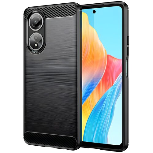 Techsuit Ohišje Carbon Shield TPU za Oppo A58 - Črna Cene