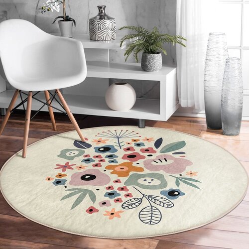 Mila Home Pralna/primerna za robotski sesalnik okrogla preproga &amp;oslash; 120 cm Comfort &amp;ndash; Slike
