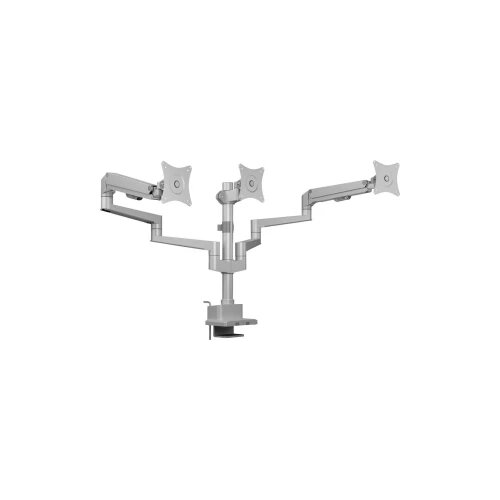 Icybox stolni nosač za monitor Monitorst&auml;nder f&uuml;r drei Monitore 3 Zaslon(i) 76,2 cm (30") siva, srebrna Cijene