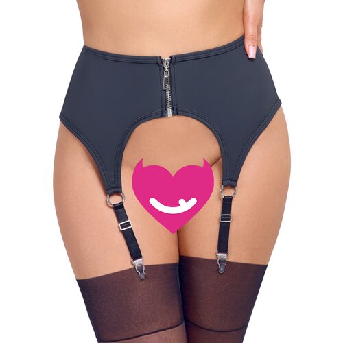 Cottelli Elegant Matte Look Suspender Belt 2340569 Black S Slike