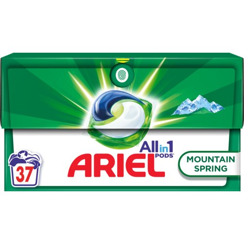 Ariel kapsule za pranje veša mountain spring, 37kom Slike