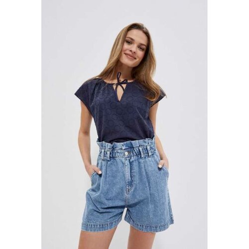 Moodo Paperbag denim shorts Slike