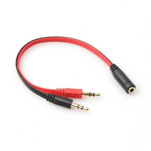 Audio kabl (2x3,5mm stereo jack muski na 3,5mm stereo zenski) 20cm Cene