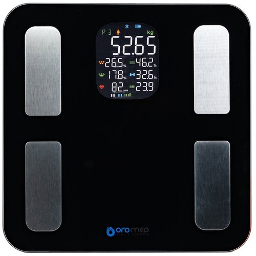 Oromed Electronic bathroom scale ORO-BLUETOOTH SMART black Slike