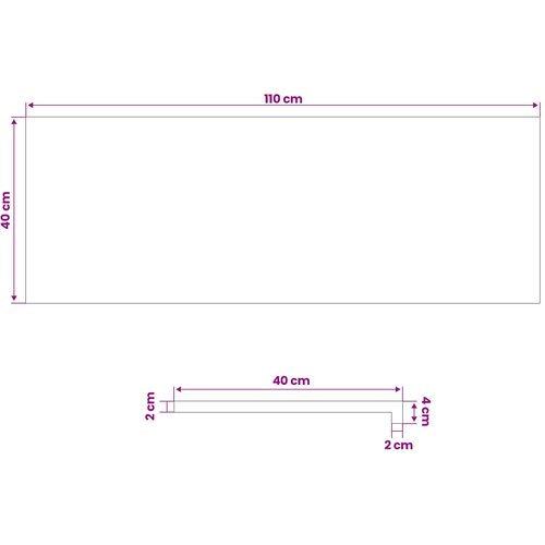  Prozorske klupice 2 kom. Lakirano 110 x 40 x 2 cm Slike