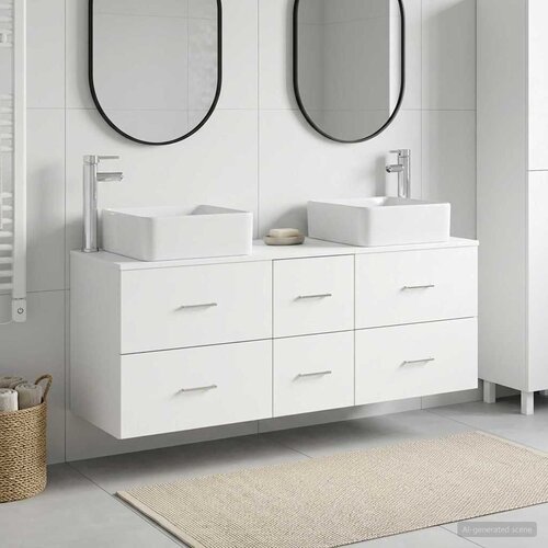  Set ormarića za kupaonicu 3 kom. Bijela 49 5 x 41 x 63 cm - Bijela Cijene