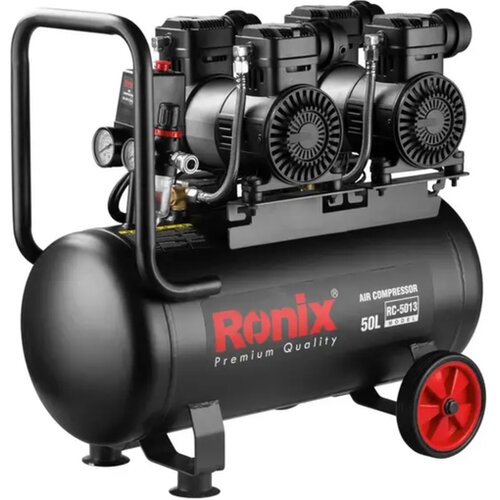 Ronix vazdušni kompresor SILENT 50l 3.5HP OIL FREE 4-Cilindr Slike